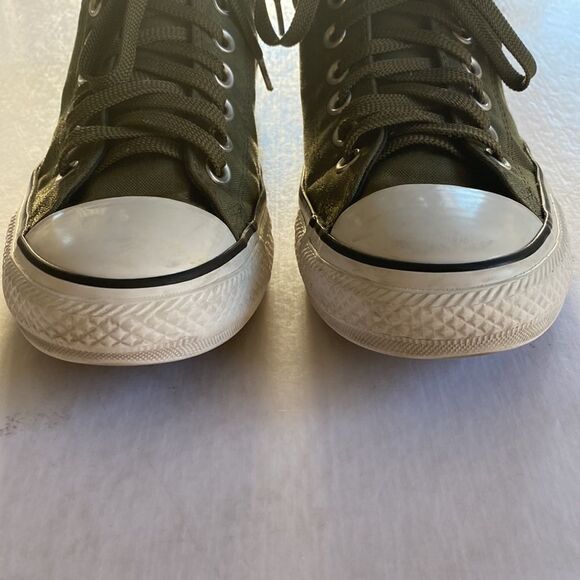 CONVERSE All Star Olive Green CORDURA Fabric Upper MidTops Size 7 Men’/9 Women - Picture 5 of 7